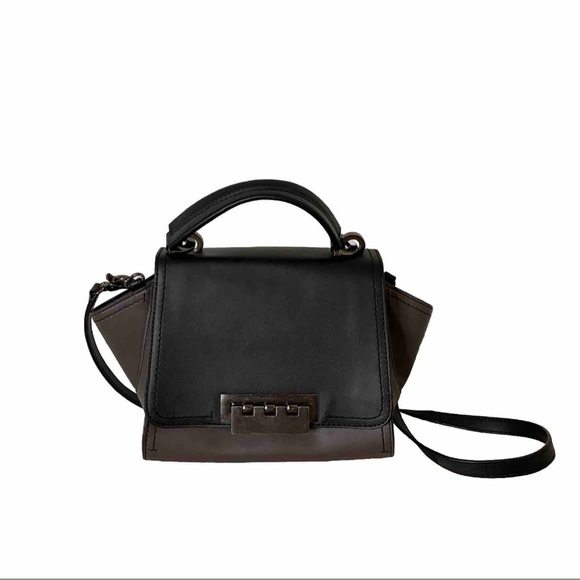Zac Posen Handbags - Zac Posen Black And Grey Eartha Bag Small